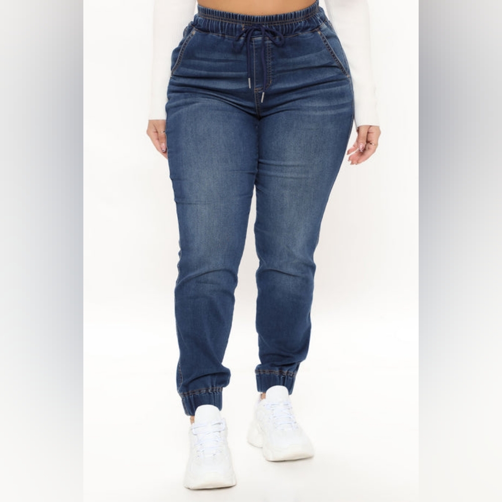 Blue Jogger-Jeans (Short Fit)